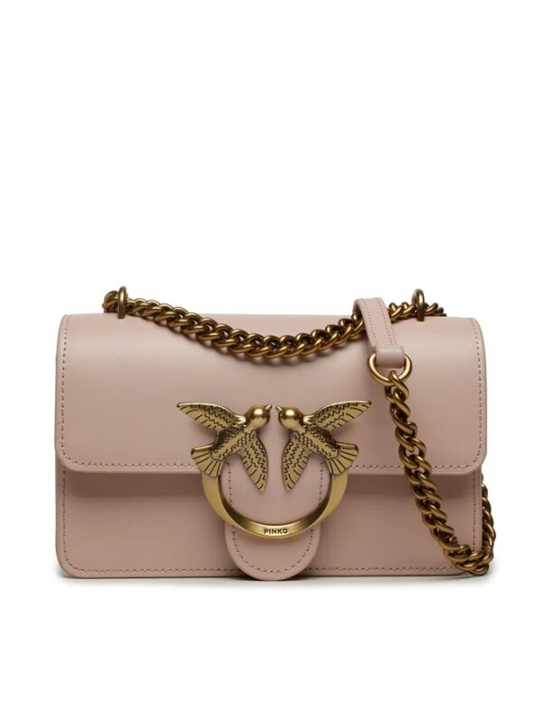 Pinko Τσάντα Love One Mini Dc PE 23 PLTT 100074 A0F1 Ροζ