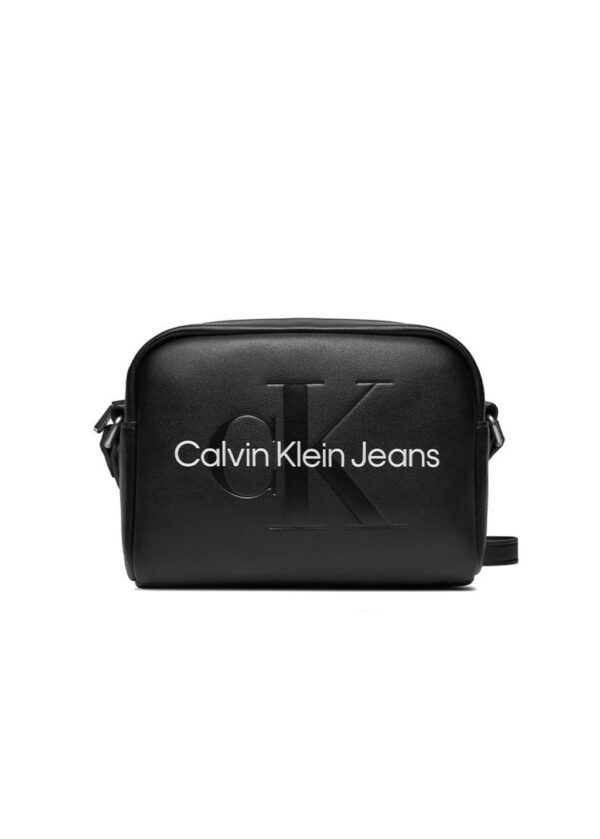 Γυναικέια Τσάντα Κάμερα Μαύρη με Λογότυπο Calvin Klein Jeans K60K612220-01R
